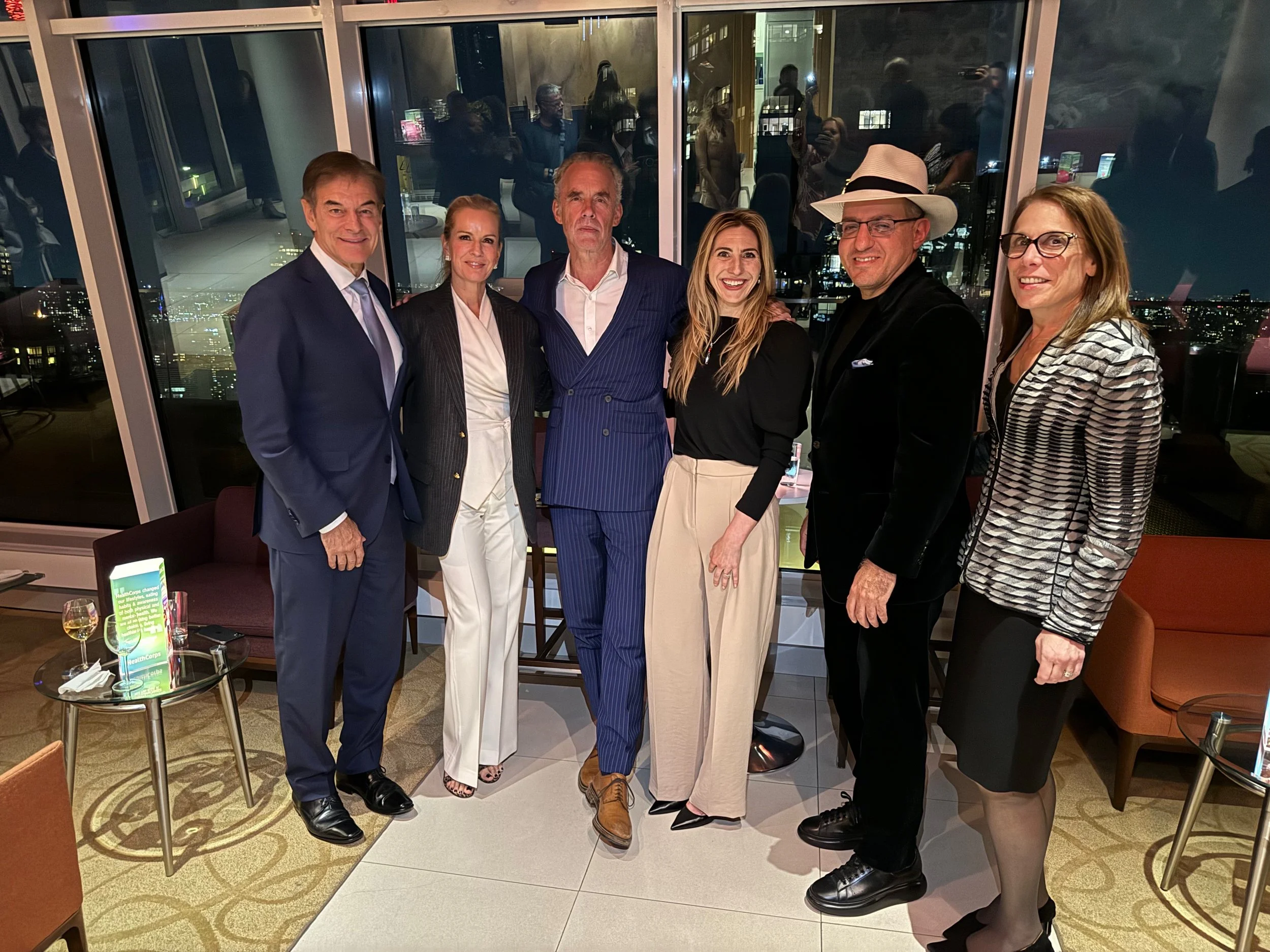 Dr. Robin Smith at an event hosted by Dr. Mehmet Oz with Jack Hidary