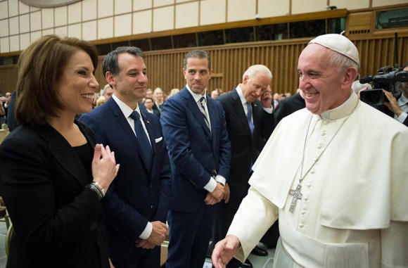 Dr. Robin L. Smith with Pope Francis